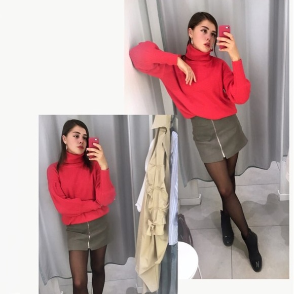 🌹 I Feel Love Oversize Knit Jumper In RED🌹 - Picture 6 of 6